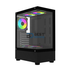GABINETE GAMER FTX FTXMYCQ03 NEGRO MATX/MITX 121039
