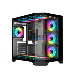 GABINETE GAMER FTX FTX-TANKBK ATX/MATX/MITX NEGRO 121046