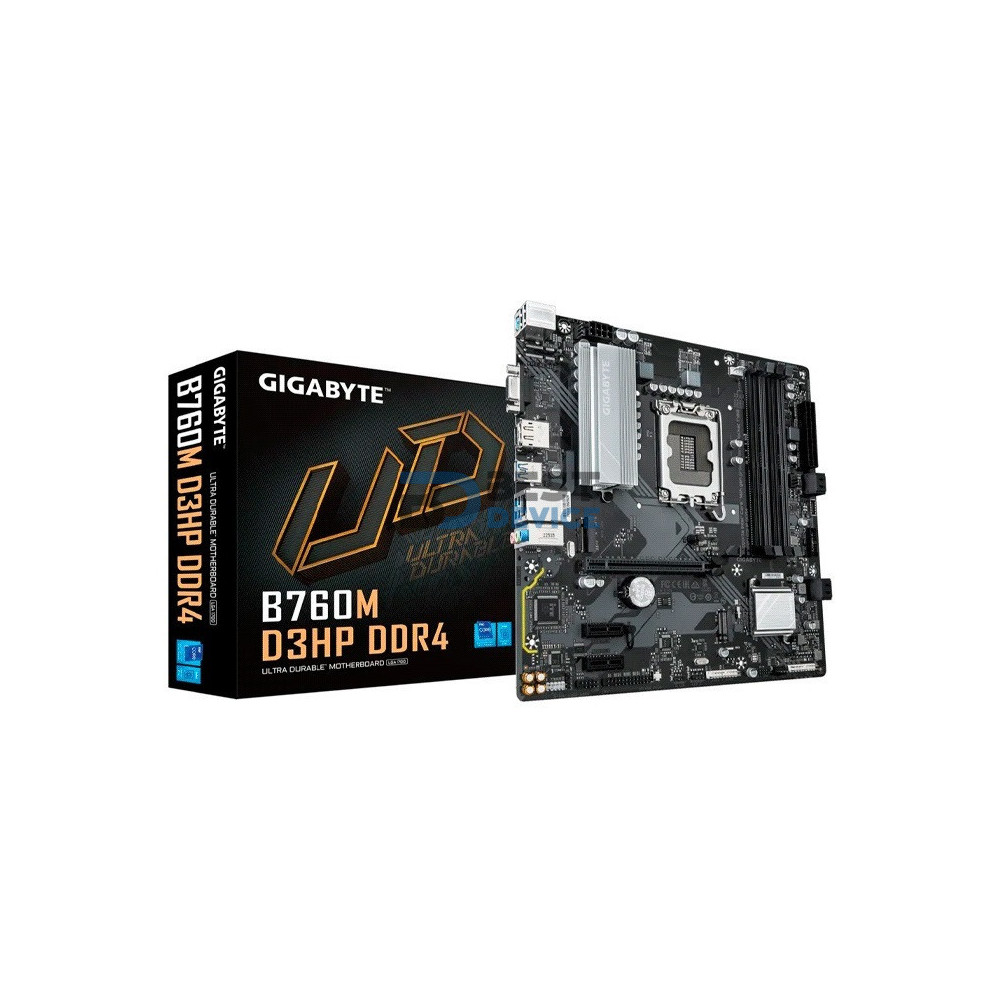 PLACA MADRE GIGABYTE 1700 B760M D3HP DDR4 V/S/R/HDMI/DP/2M2/USB3.2/MATX