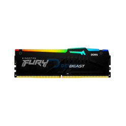 MEMORIA RAM KINGSTON DDR5 32G 5600 FURY BEAST BK KF556C40BBA-32 RGB XMP