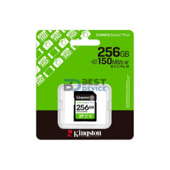 MEMORIA SD KINGSTON 256GB SDS3/256GB CANVAS SELECT PLUS CLASS 10