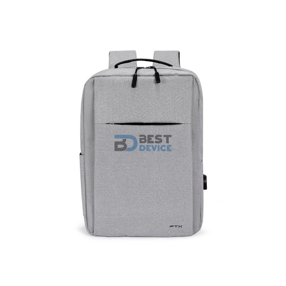 MOCHILA FTX URBAN-GO-GR 15.6" GRIS 124801