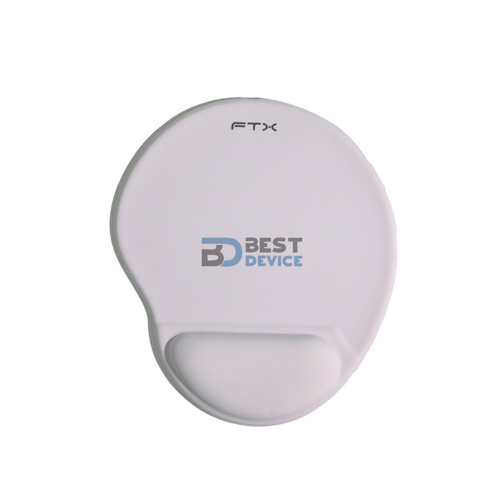 MOUSE PAD FTX FTXMPG01-WH C/APOYO GEL BLANCO 124368