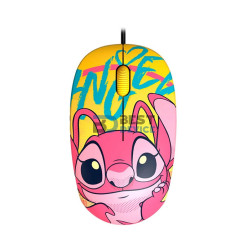 MOUSE USB XTECH XTM-D406ST-YL STITCH EDITION 1200DPI/3 BOT/AMARILLO