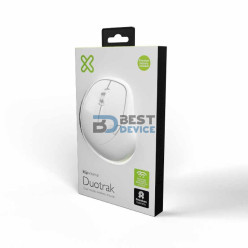 MOUSE KLIP XTREME WIR KMB-501WH DUOTRAK 1600DPI/6 BOT/3D/BLANCO