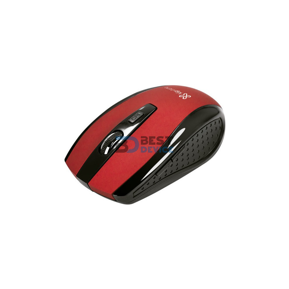 MOUSE KLIP XTREME WIR KMW-340RD KLEVER 1600DPI/6 BOT/ROJO
