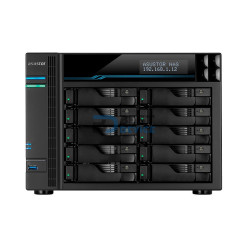 NAS ASUSTOR AS6510T QC2.1/10BAY/8GB/2 M.2/4-GBLAN/2USB3.2