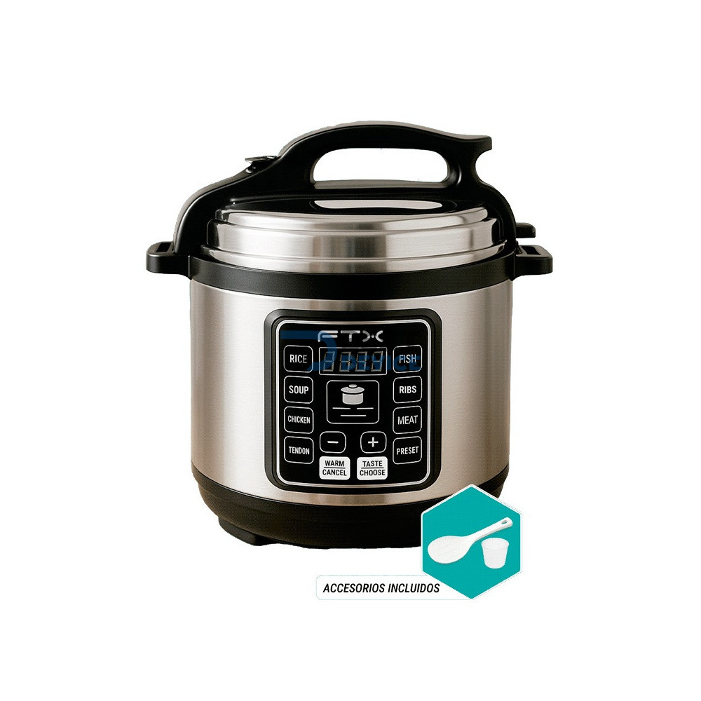 OLLA A PRESION/ARROCERA FTX PC-S6 6L PLATEADO