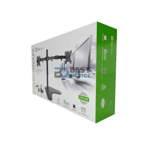 SOPORTE KLIP XTREME PARA 2 MONITORES 13" A 32" KPM-311 8KG/INC90/GIR180