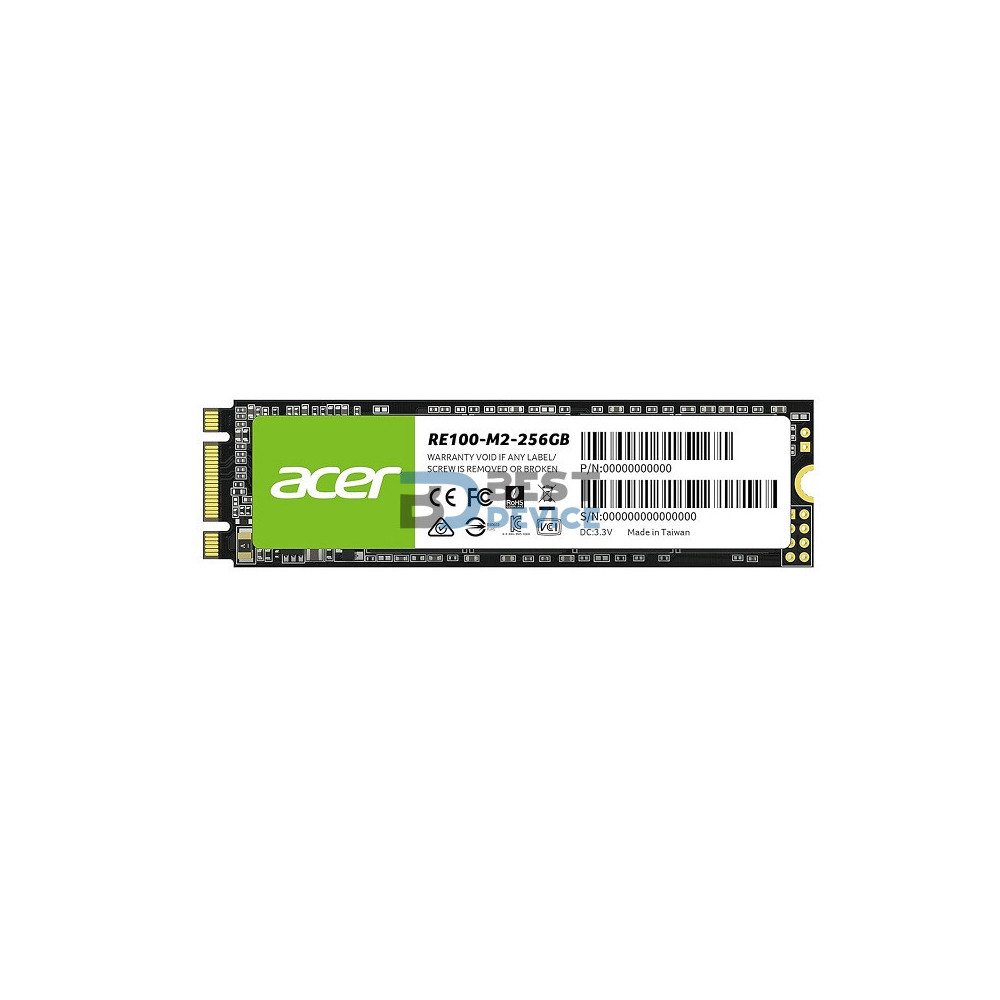 SSD ACER 256GB RE100-M2-256GB M.2