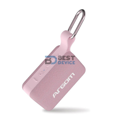 PARLANTE ARGOMTECH ARG-SP-3110PK BOOGIELINK ROSA/RES AGUA