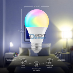 IOT NEXXT FOCO COLOR 110V 9W A19 E26/27 NHB-C110