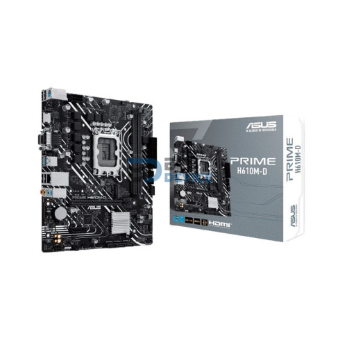 PLACA MADRE ASUS 1700 H610M-D DDR5 PRIME V/S/R/HDMI/M2/COM/USB3.2/MATX