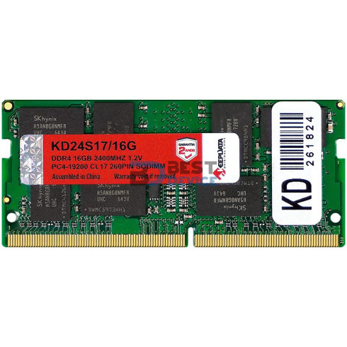 MEMORIA RAM PARA NOTEBOOK DDR4 KEEPDATA 16GB 2400 MHZ