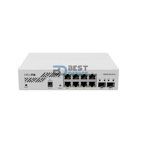 SWITCH MIKROTIK CLOUD SMART CSS610-8G-2S+RM