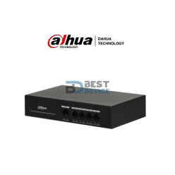 SWITCH DAHUA PFS3005-4ET 4 PTOS ETHER PoE 60W