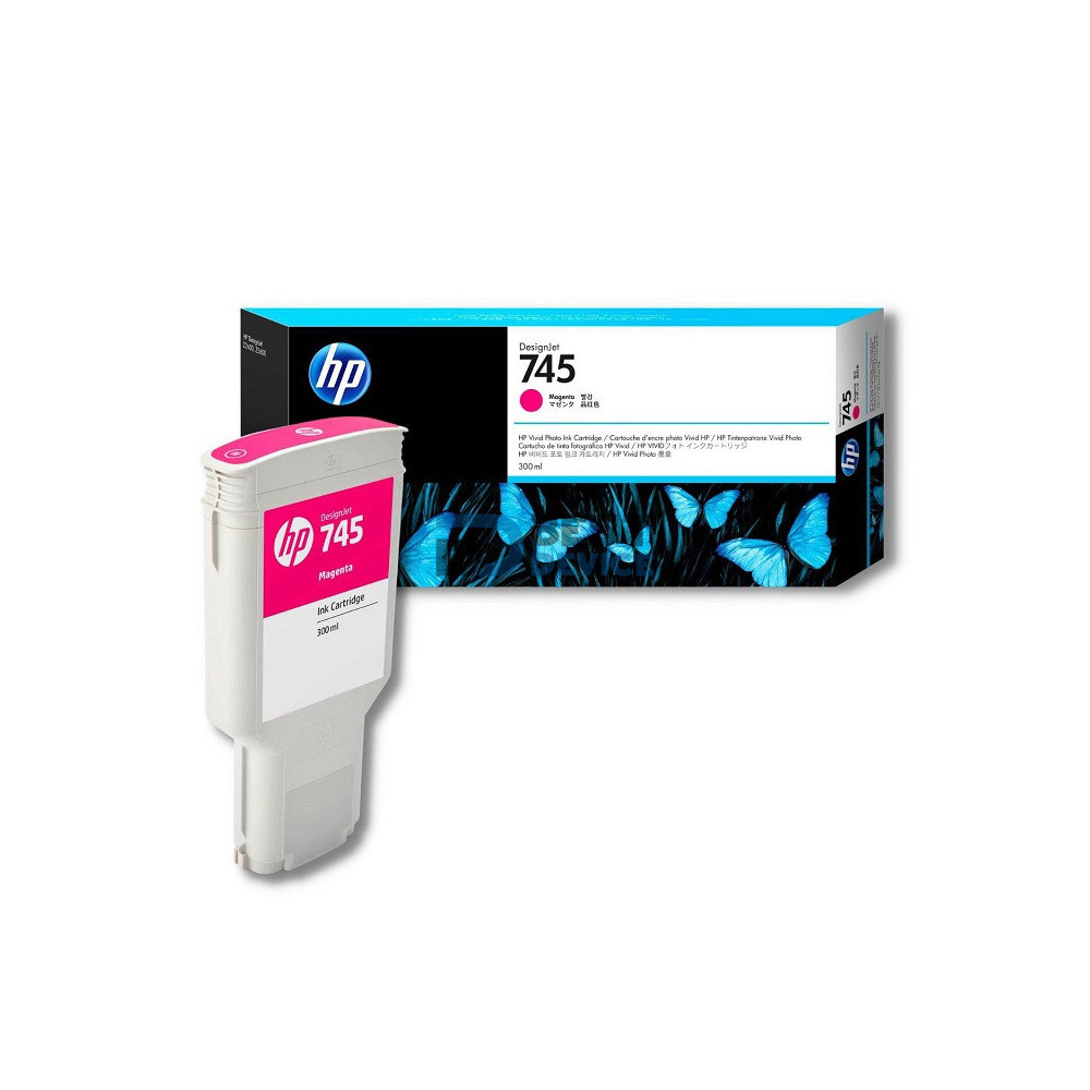 TINTA HP 745 F9K01A MAGENTA 300 ML