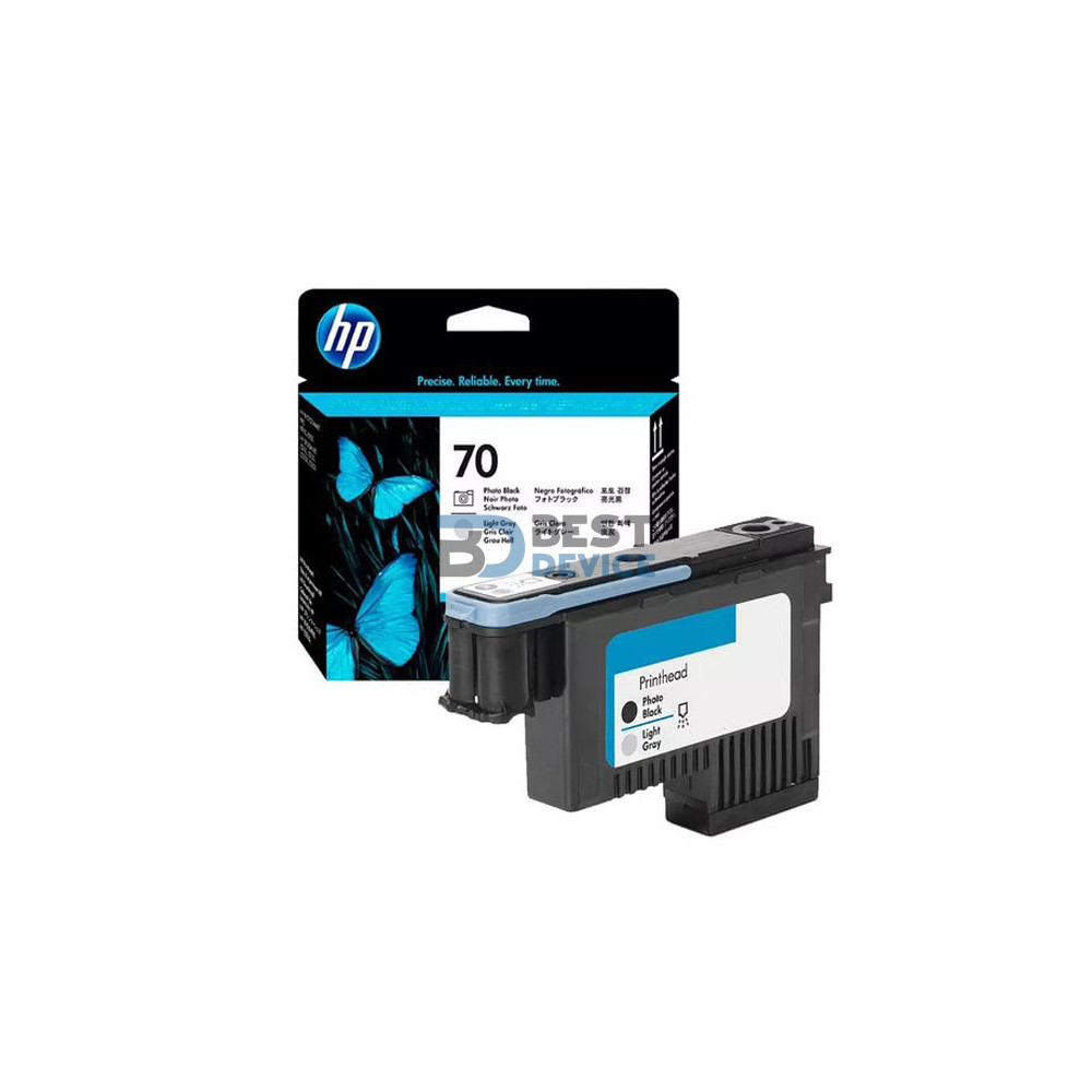 CABEZAL DE IMPRESIÓN HP C9407A 70 PHOTO NEGRO Y GRIS CLARO