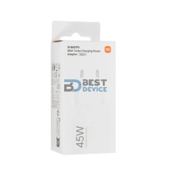 CARGADOR XIAOMI PARA PARED BHR07SLEU 45W TURBO CHARGING USB-A/BIVOLT