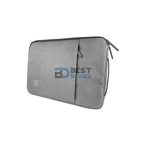 FUNDA PARA NOTEBOOK KLIP XTREME KNS-420SV SQUAREPRO 15.6" GRIS CLARO