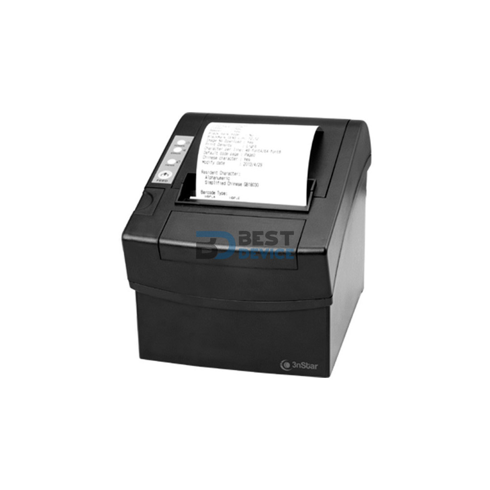 IMPRESORA 3NSTAR TERMICA RECIBOS 3" RPT010 USB/SERIAL/RED NEGRO CAB/USB CAB/SE