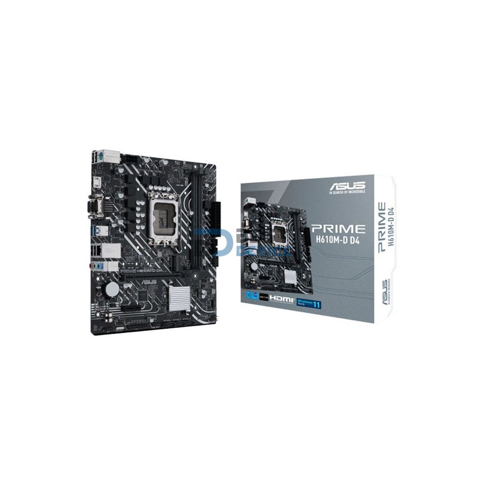PLACA MADRE ASUS PRIME LGA1700 H610M-D S/V/R/HDMI/SER/M2 D4