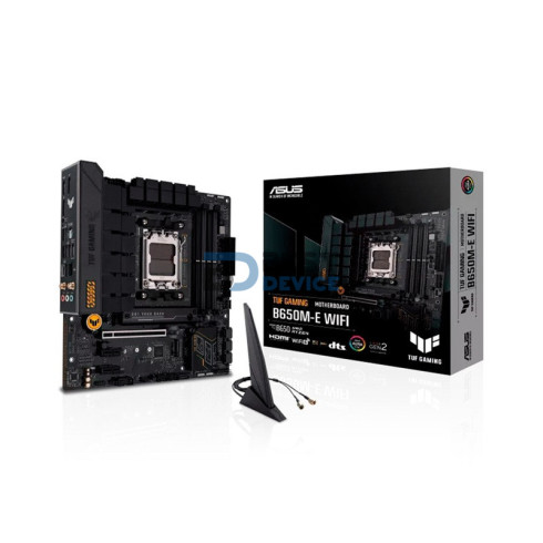 PLACA MADRE ASUS TUF GAMING B650M-E WIFI AM5 DDR5/S/R/HDMI/2DP/2M2/MATX