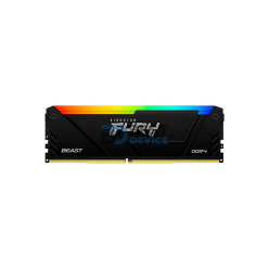 MEMORIA RAM KINGSTON DDR4 8G 3200 FURY BEAST BK KF432C16BB2A/8 RGB XMP