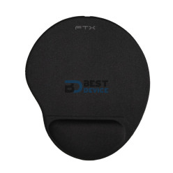 MOUSE PAD FTX FTXMPG01-BK C/APOYO GEL NEGRO 032632