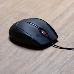 MOUSE KLIP XTREME USB KMO-104 EBONY 1600DPI/NEG