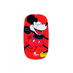MOUSE XTECH WIR XTM-D340MK MICKEY MOUSE 1600DPI/4 BOT/ROJO