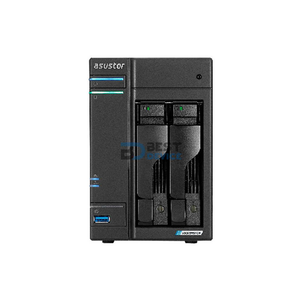 NAS ASUSTOR AS6702T QC 2.0/2BAY/4G/4 M.2/2-GBLAN/HDMI/2USB3.2