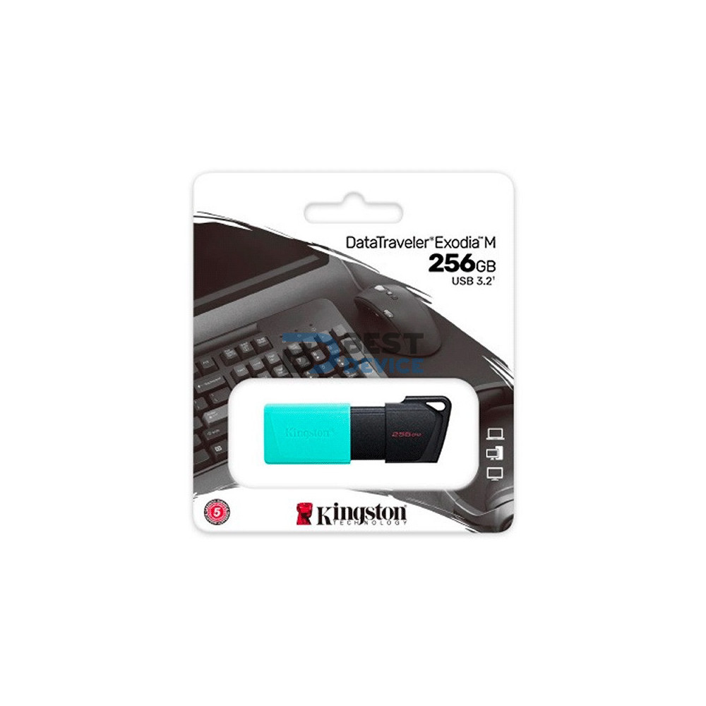 PENDRIVE KINGSTON 256GB DTXM/256GB USB-A DATATRAVELER EXODIA M 3.2
