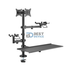 SOPORTE FTX PARA POS+ IMPRESORA+ 2 MONITORES 17" A 32"+ SCANNER FTX-02LD