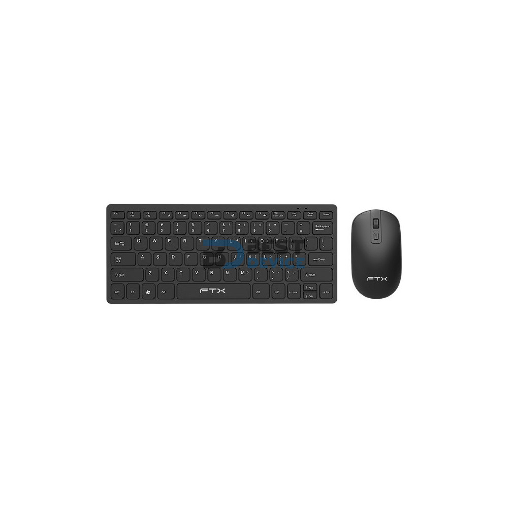 TECLADO+MOUSE WIR FTXGK03 POR/NEG