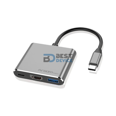 ADAPTADOR ARGOMTECH ARG-UB-0181 3 EN 1 TIPO C