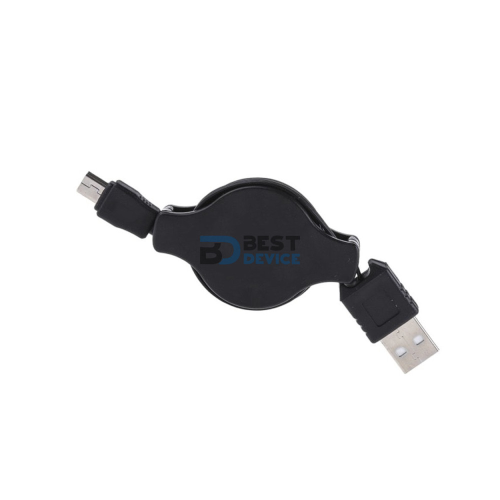 CABLE SATE RETRACTIL USB-A (M) A MINI USB (M) AL09