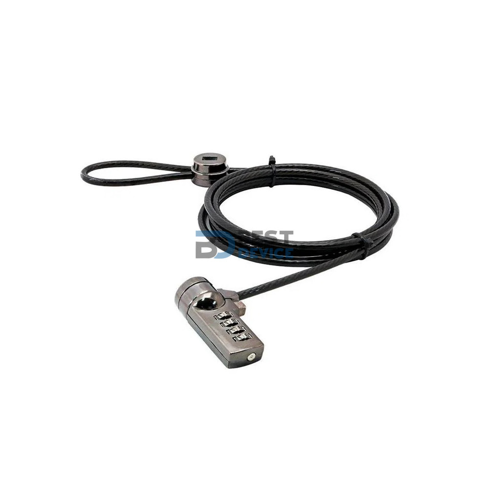 CABLE DE SEGURIDAD ARGOMTECH PARA NOTEBOOK ARG-KL-5001 CON CLAVE