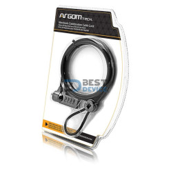 CABLE DE SEGURIDAD ARGOMTECH PARA NOTEBOOK ARG-KL-5001 CON CLAVE
