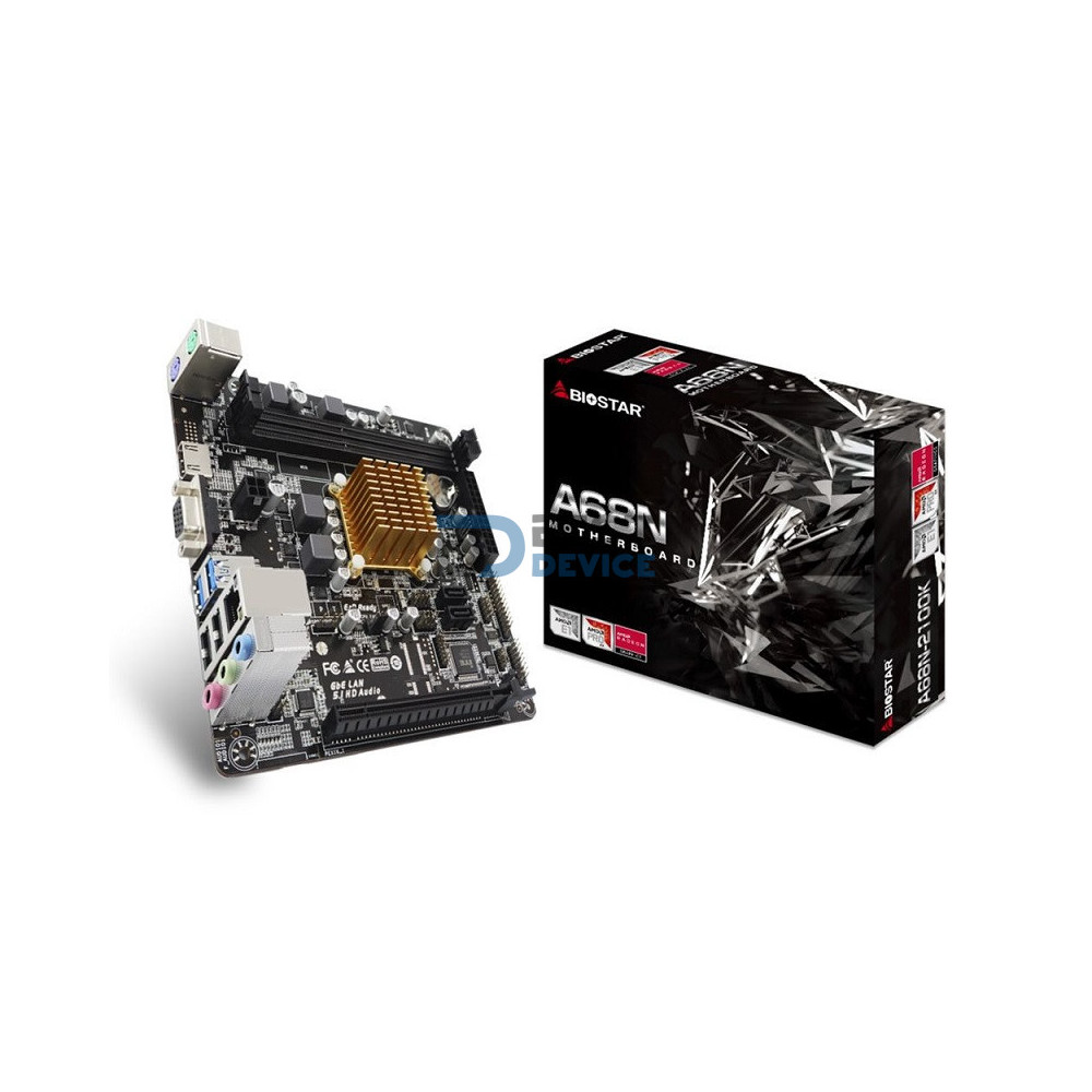 PLACA MADRE BIOSTAR A68N-2100K ITX+CPU AMD AMD E1-6010