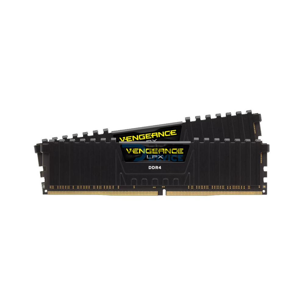 MEMORIA RAM CORSAIR DDR4 16GB 2666 MHZ VENGEANCE LPX 2X8 NEGRO