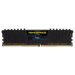 MEMORIA RAM CORSAIR DDR4 16GB 2666 MHZ VENGEANCE LPX 2X8 NEGRO