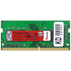 MEMORIA RAM PARA NOTEBOOK DDR4 KEEPDATA 4GB 2400MHZ