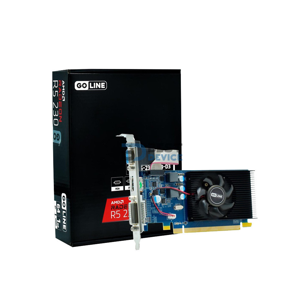 TARJETA GRÁFICA GOLINE RADEON R5-230 1GB DDR3