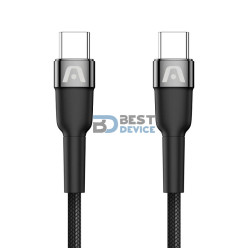 CABLE ARGOMTECH ARG-CB-0047BK TYPE C A TYPE C 65W 1.8M