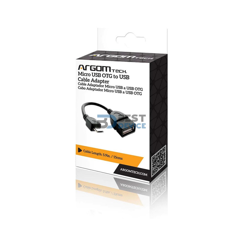 CABLE ARGOMTECH ARG-CB-0051 MICRO USB IN/OUT