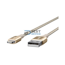 CABLE BELKIN iOS USB-A DURATEK 4" FT F8J207BT04-GLD