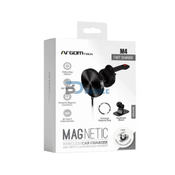 CARGADOR ARGOMTECH MAGNETICO ARG-AC-0164BK PARA CELULAR
