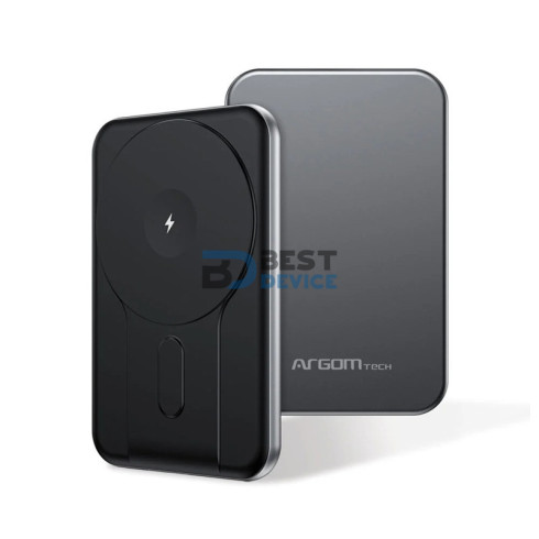 CARGADOR MAGNETICO PORTATIL ARGOMTECH ARG-PB-1160SL TYPO-C 5000 MAH