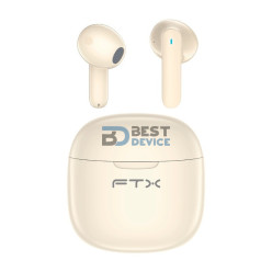AURICULAR FTX E68-BG BT/MIC/ENC/TOUCH/IPX6/BEIGE 124597